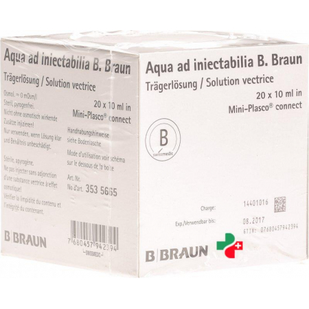 Aqua AD Braun 10 ml 20 Mini Plasco