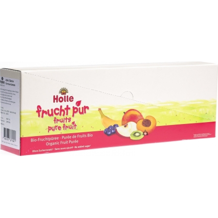 Holle Pouchy Apfel mit Banane 12x 90г