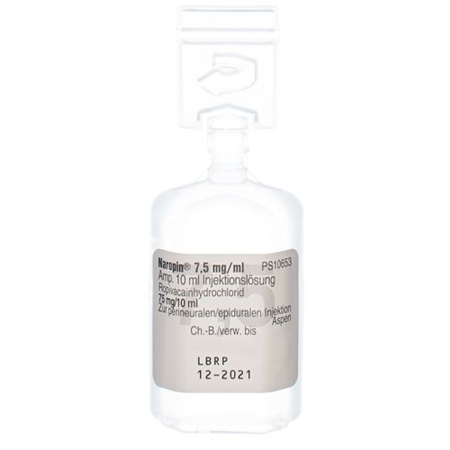 NAROPIN INJ LS 0.75% 10ML DUOF