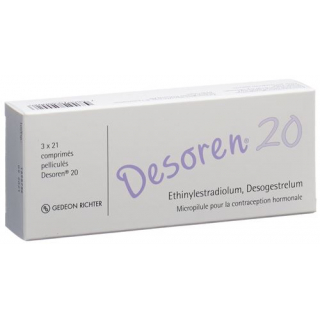 Дезорен-20 3 x 21 таблетка