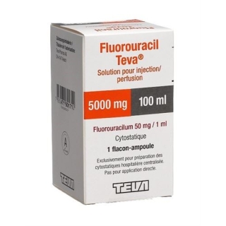 Fluorouracil Teva 5000 mg/100 ml