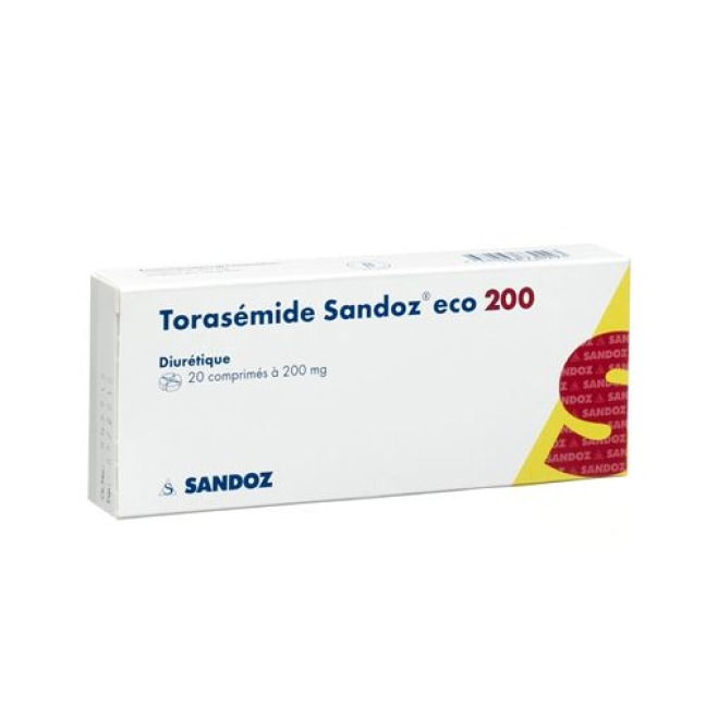 Torasemid Sandoz ECO 200 mg 20 tablets