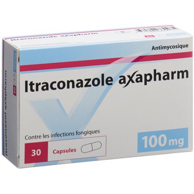 Itraconazol Axapharm 100 mg 30 Kaps 