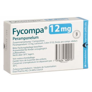 Файкомпа 12 мг 28 таблеток покрытых оболочкой