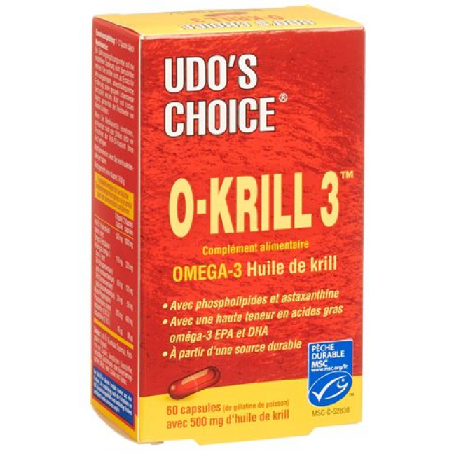 Udos Choice O-krill 3 Licaps 60 штук