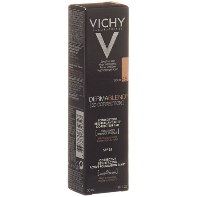 Vichy Dermablend 3D Correction 45 Gold 30мл