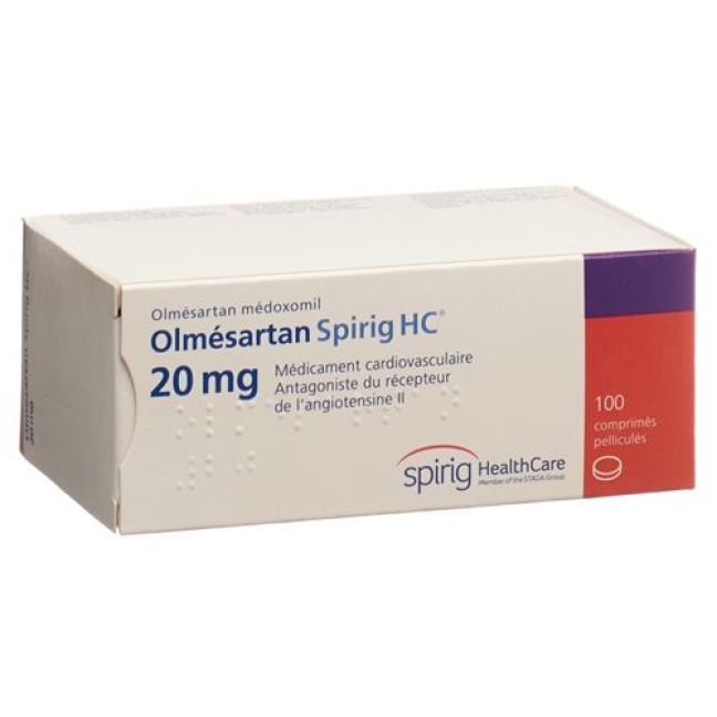 OLMESARTAN SPIRIG HC 20MG