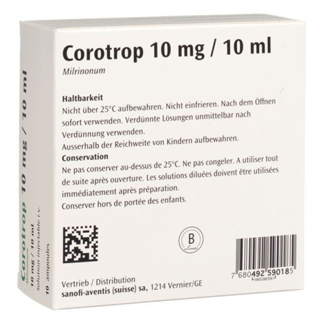 Corotrop 10 mg/10 ml 10 Ampullen 10 ml