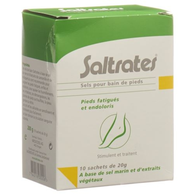 Saltrates Fussbadesalz 10 пакетиков 20г