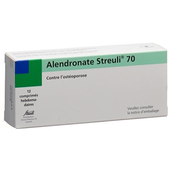 Alendronat Streuli 70 mg 12 Wochentablets