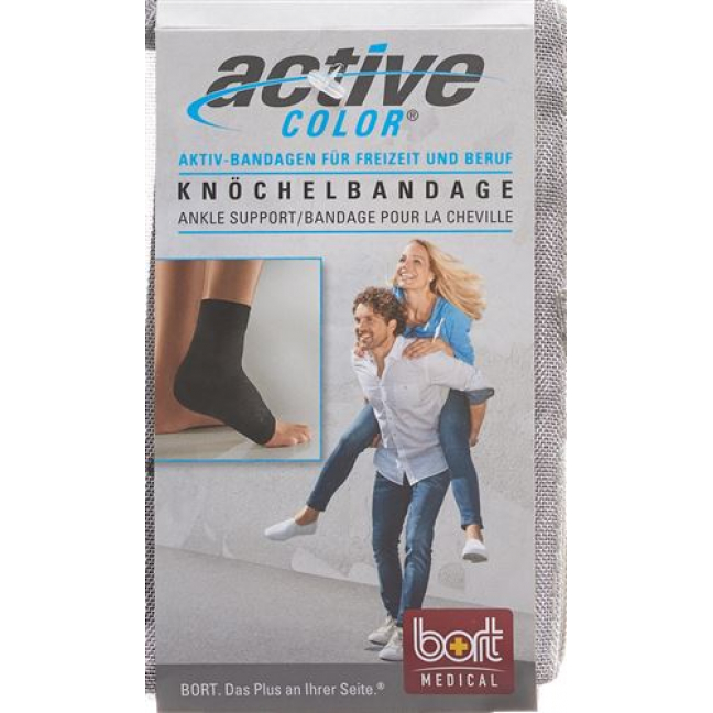 Bort Aktive Color Knochelbandage размер L +23см Schwarz