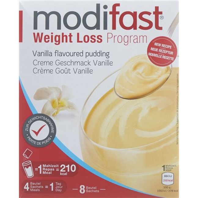 Modifast Programm Creme Vanille 8x 55г