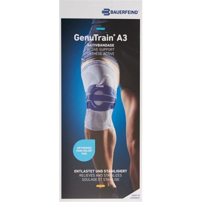 Genutrain A3 Kniebandage размер 3 Rechts Titan