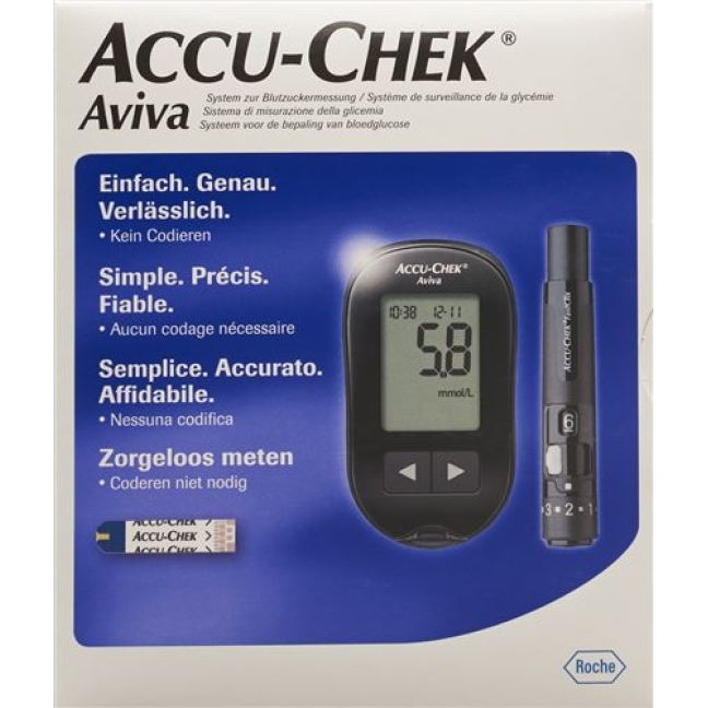 ACCU-CHEK AVIVA SET MMOL/L