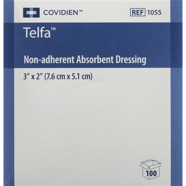 TELFA STERILE EUR WUND 5X7.5CM