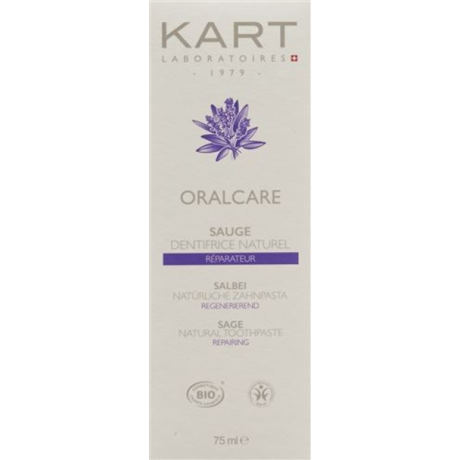 Kart Oralcare Salbei Naturliche Zahnpasta Regenerierend 75мл