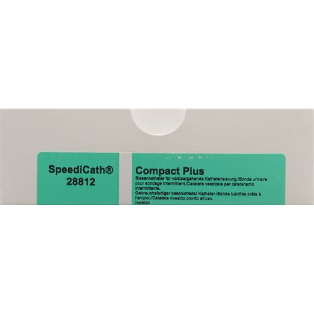 SpeediCath Compact Plus Nelaton Frau Einmalkatheter Weiss 4/12мм 9см lang 30 штук