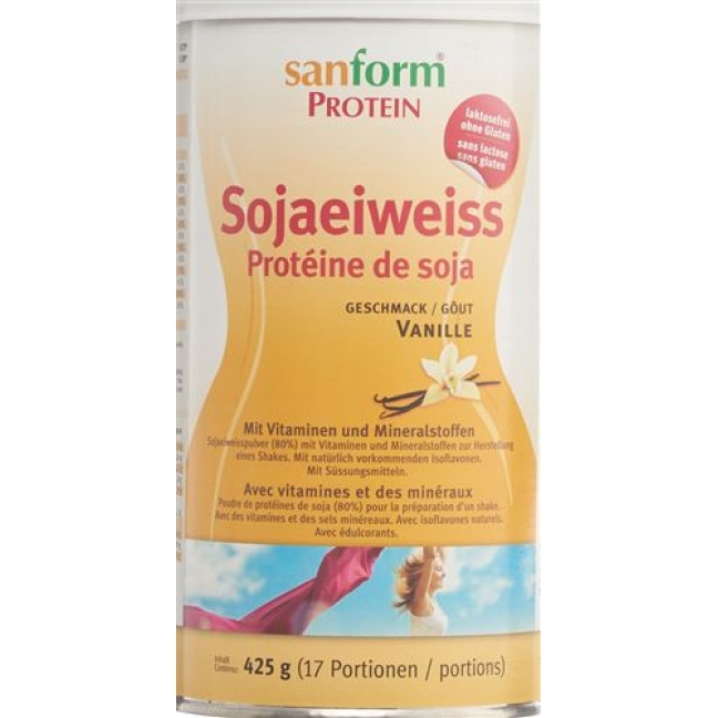 Sanform Soja Eiweiss Pulver Vanille Dose 425г