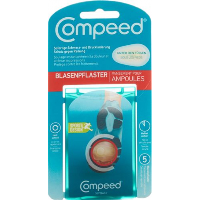 Compeed Blasenpflaster Unter Den Fussen 5 штук