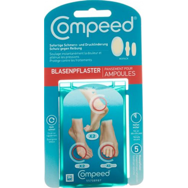 Compeed Blasenpflaster Mixpack 5 штук