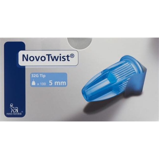 Novo Twist Injektionsnadeln 5мм 32г 100 штук