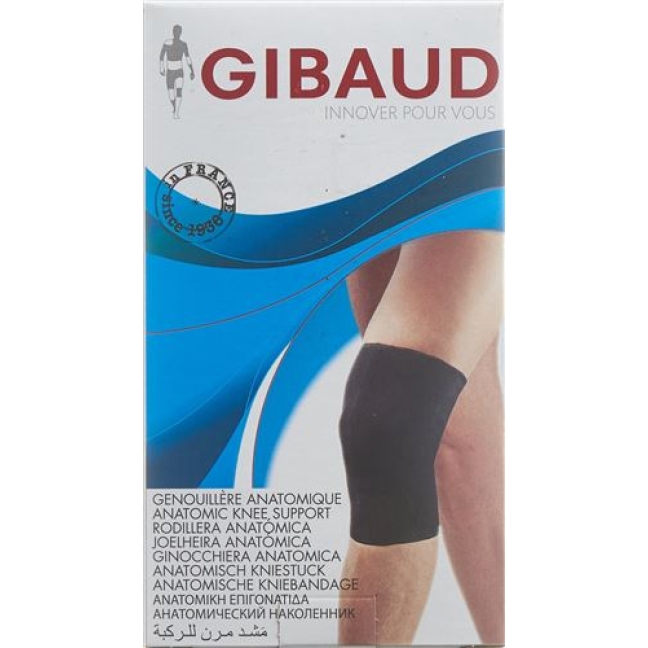 Gibaud Kniebandage Anatomisch M 38-44.5см Schwarz