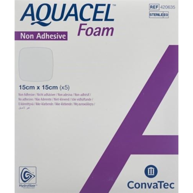 Aquacel Foam 15x15см не адгезивные 5 штук