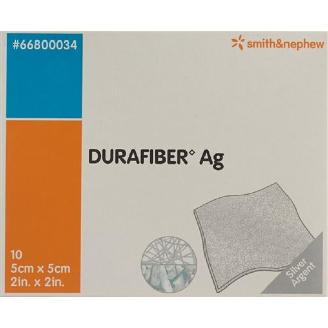 DURAFIBER WUNDAUFLAGE 5X5CM