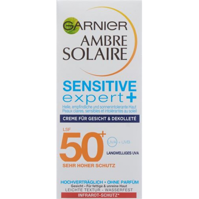 Ambre Solaire Gesichtscr Sensi Expert+ Sf50+ 75мл