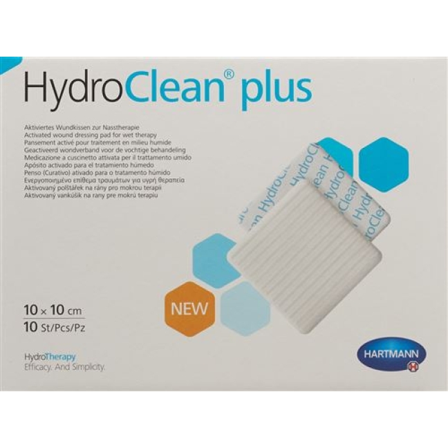 Hydroclean Plus Wundkissen 10x10см 10 штук