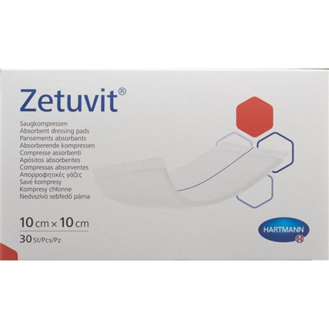 Zetuvit Absorptionsverband 10x10см 30 штук