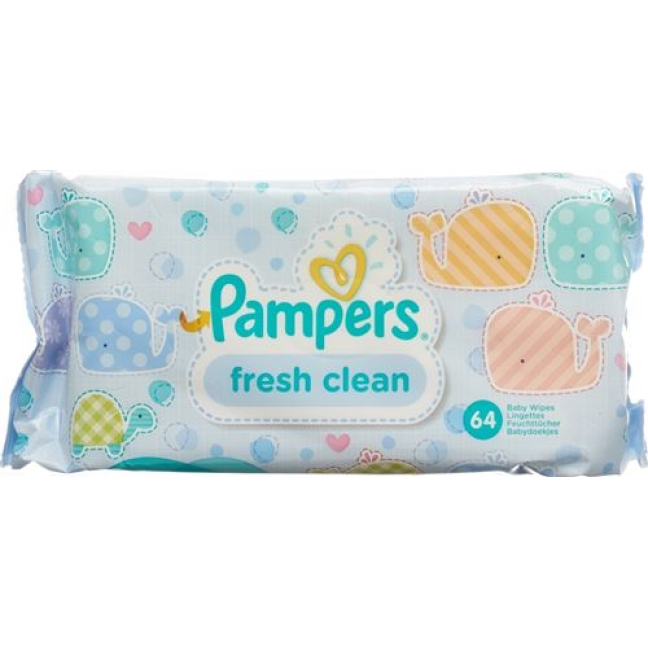 Pampers Feuchte салфетки Fresh Clean 64 штуки