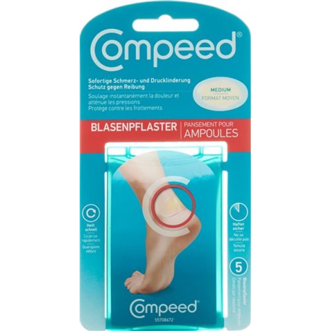 Compeed Blasenpflaster Medium Ch 5 штук