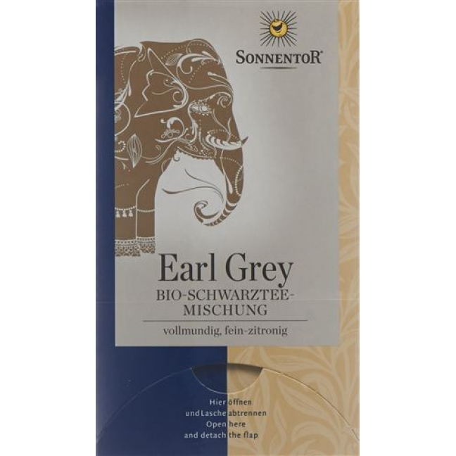 SONNENTOR SCHWARZTEE EARL GREY