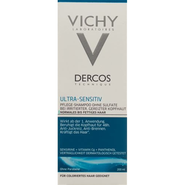 Vichy Dercos шампунь Ultra-Sensitiv 200мл