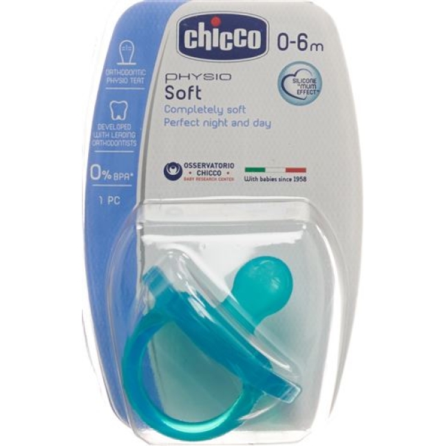 CHICCO SAUG GOMM BLUE 0-6M DF