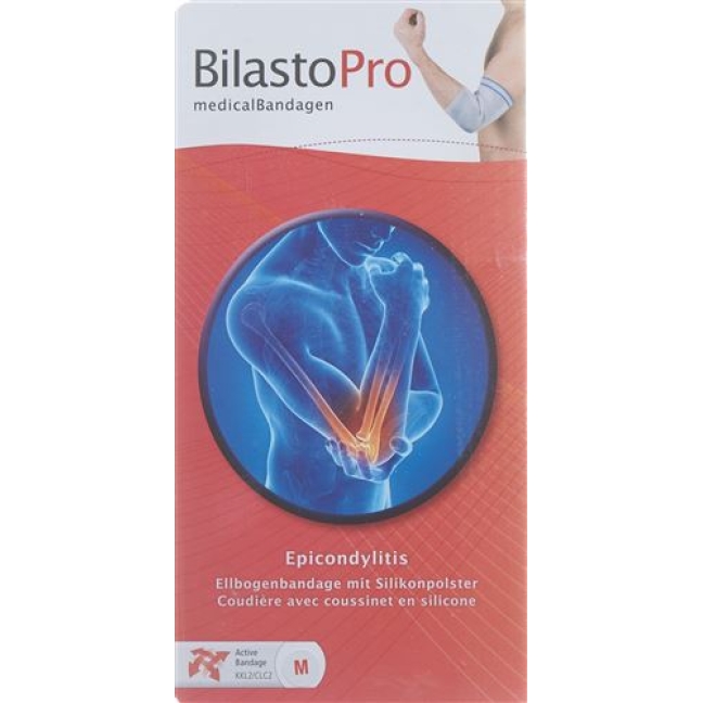 Bilasto Pro Epicondylitis Ellbogenbanda M Grau