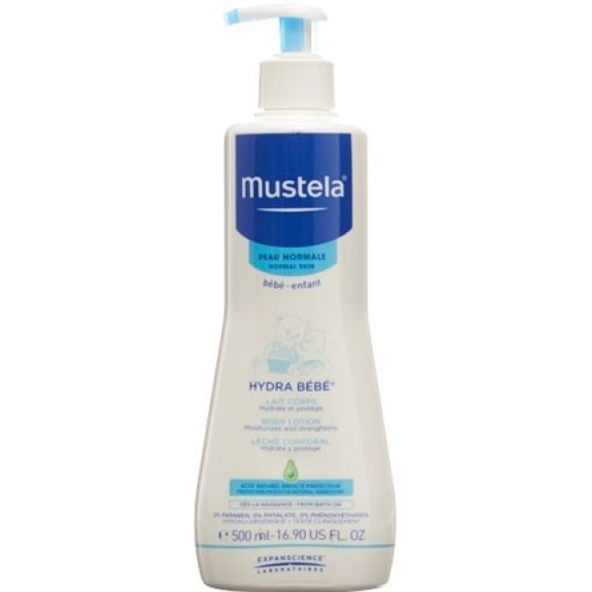 Mustela Hydra Bebe Korpermilch Normale Haut Dispenser 500мл