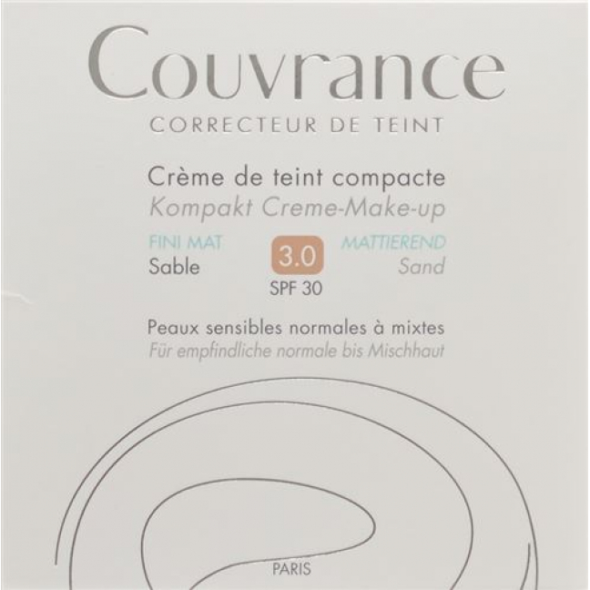 Avene Couvrance Kompakt Make-Up Mat Sand 03 10г