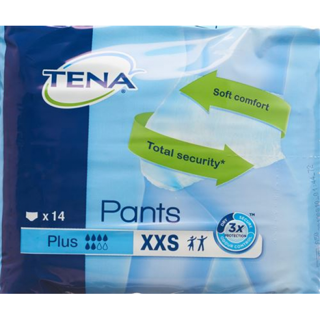 TENA PANTS PLUS XXS 40-70C