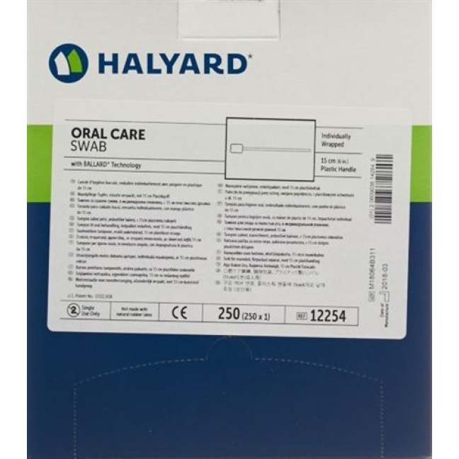 HALYARD ORAL CARE SWAB