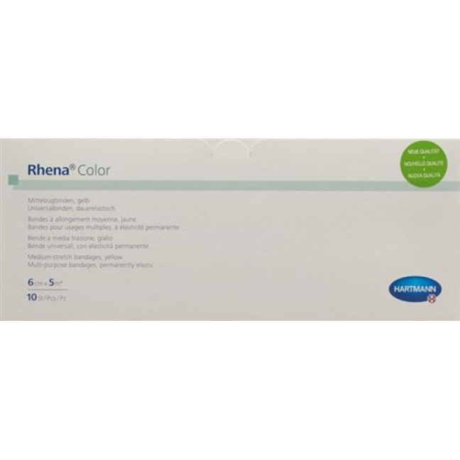 RHENA COLOR EL BND 6CMX5M GELB