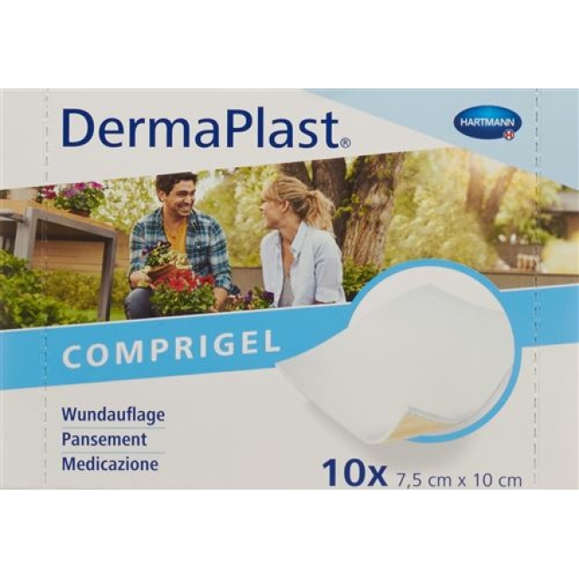 Dermaplast Comprigel 7.5x10см 10 Wundauflagen