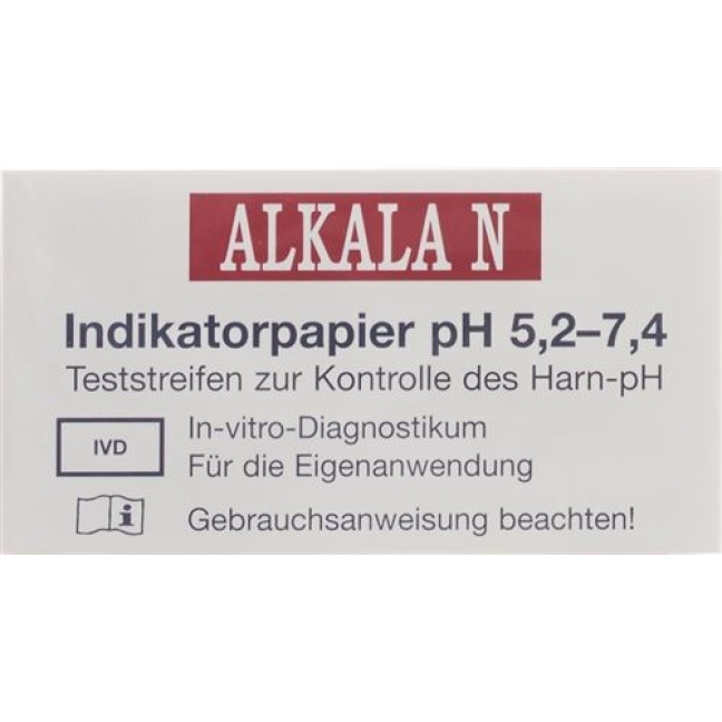 Alkala Spezialindikatorpapier Ph 5.2-7.4