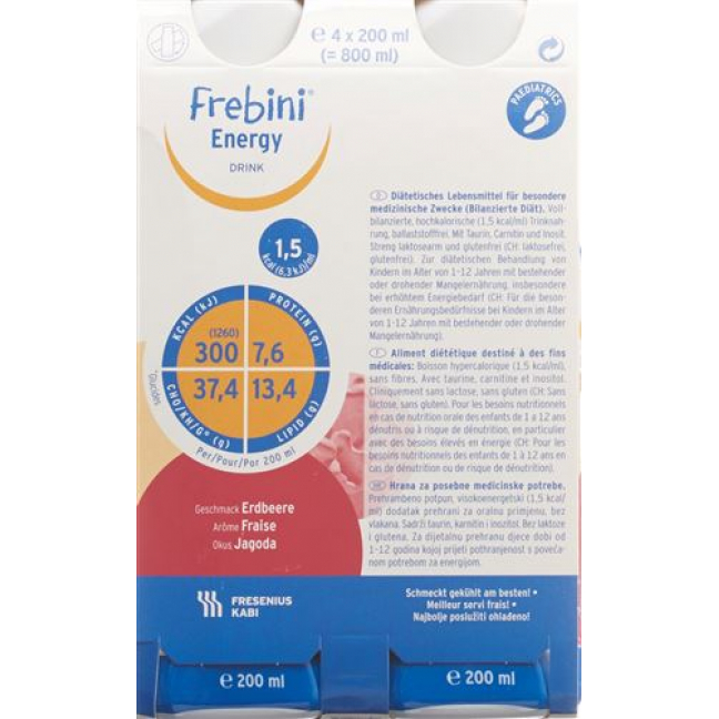 FREBINI ENERGY DRINK ERDBEER