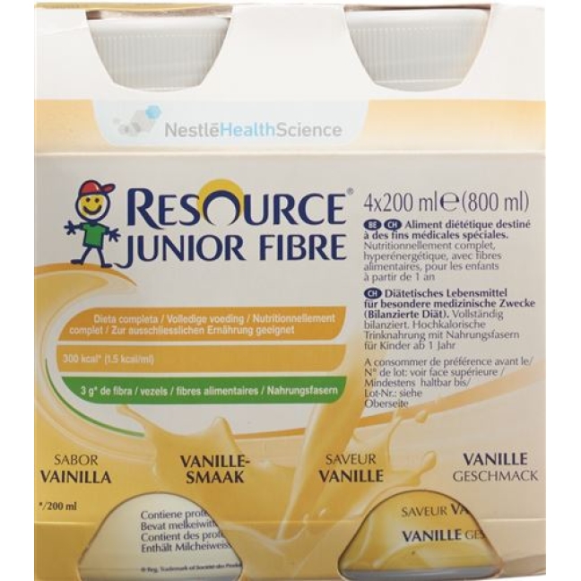 RESOURCE JUNIOR FIBRE VANILLE