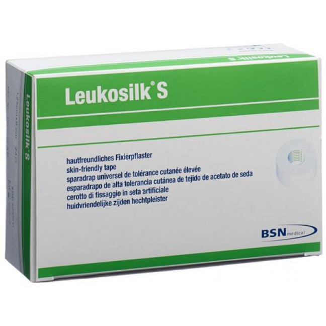 Leukosilk S Heftpflaster 9.2мX1.25см Weiss 24 штуки