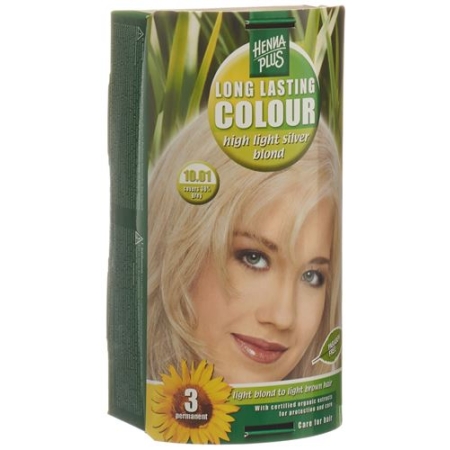 Henna Plus Long Last Colour 10.01 Silberblond