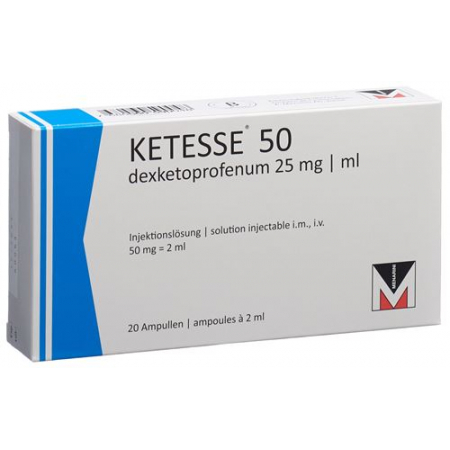 Ketesse 50 mg/2 ml 20 Ampullen 2 ml