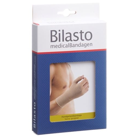 Bilasto Handgelenkbandage mit Daumen-Ansatz размер XS Beige